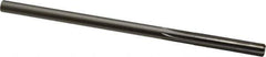 Made in USA - 0.294" High Speed Steel 6 Flute Chucking Reamer - Straight Flute, 0.2792" Straight Shank, 1-1/2" Flute Length, 6" OAL - Eagle Tool & Supply
