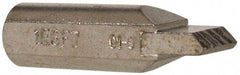 Norton - 1E-F, 7/16" Shank Diam Multi-Point Diamond Dresser - 3/8" Long x 5/16" Thick Head - Eagle Tool & Supply