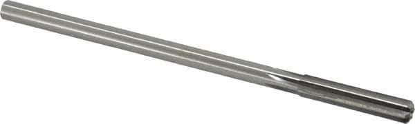 Made in USA - 0.309" High Speed Steel 6 Flute Chucking Reamer - Straight Flute, 0.2792" Straight Shank, 1-1/2" Flute Length, 6" OAL - Eagle Tool & Supply
