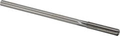 Made in USA - 0.309" High Speed Steel 6 Flute Chucking Reamer - Straight Flute, 0.2792" Straight Shank, 1-1/2" Flute Length, 6" OAL - Eagle Tool & Supply