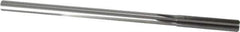 Made in USA - 0.318" High Speed Steel 6 Flute Chucking Reamer - Straight Flute, 0.2792" Straight Shank, 1-1/2" Flute Length, 6" OAL - Eagle Tool & Supply