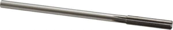 Made in USA - 0.322" High Speed Steel 6 Flute Chucking Reamer - Straight Flute, 0.2792" Straight Shank, 1-1/2" Flute Length, 6" OAL - Eagle Tool & Supply