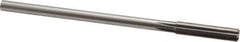 Made in USA - 0.322" High Speed Steel 6 Flute Chucking Reamer - Straight Flute, 0.2792" Straight Shank, 1-1/2" Flute Length, 6" OAL - Eagle Tool & Supply