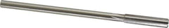 Made in USA - 0.34" High Speed Steel 6 Flute Chucking Reamer - Straight Flute, 0.2792" Straight Shank, 1-1/2" Flute Length, 6" OAL - Eagle Tool & Supply