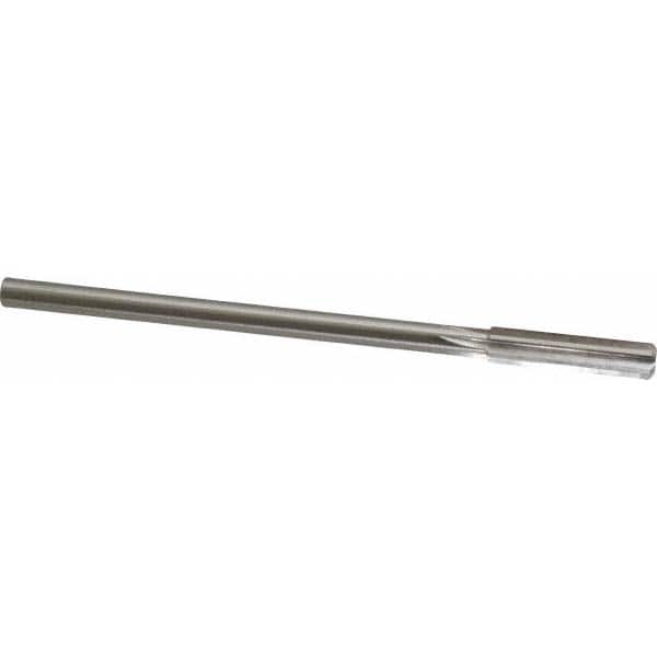 Made in USA - 0.342" High Speed Steel 6 Flute Chucking Reamer - Eagle Tool & Supply