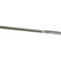 Made in USA - 0.342" High Speed Steel 6 Flute Chucking Reamer - Eagle Tool & Supply