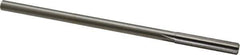 Made in USA - 11/32" High Speed Steel 6 Flute Chucking Reamer - Straight Flute, 0.2792" Straight Shank, 1-1/2" Flute Length, 6" OAL - Eagle Tool & Supply