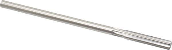 Made in USA - 0.352" High Speed Steel 6 Flute Chucking Reamer - Straight Flute, 0.3105" Straight Shank, 1-3/4" Flute Length, 7" OAL - Eagle Tool & Supply