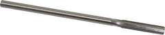 Made in USA - 0.357" High Speed Steel 6 Flute Chucking Reamer - Straight Flute, 0.3105" Straight Shank, 1-3/4" Flute Length, 7" OAL - Eagle Tool & Supply