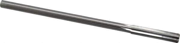 Made in USA - 0.365" High Speed Steel 6 Flute Chucking Reamer - Straight Flute, 0.3105" Straight Shank, 1-3/4" Flute Length, 7" OAL - Eagle Tool & Supply