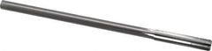 Made in USA - 0.365" High Speed Steel 6 Flute Chucking Reamer - Straight Flute, 0.3105" Straight Shank, 1-3/4" Flute Length, 7" OAL - Eagle Tool & Supply