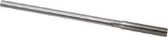 Made in USA - 0.367" High Speed Steel 6 Flute Chucking Reamer - Straight Flute, 0.3105" Straight Shank, 1-3/4" Flute Length, 7" OAL - Eagle Tool & Supply