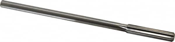 Made in USA - 0.371" High Speed Steel 6 Flute Chucking Reamer - Eagle Tool & Supply