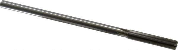 Made in USA - 0.3765" High Speed Steel 6 Flute Chucking Reamer - Straight Flute, 0.3105" Straight Shank, 1-3/4" Flute Length, 7" OAL - Eagle Tool & Supply