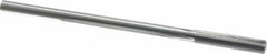 Made in USA - 0.383" High Speed Steel 6 Flute Chucking Reamer - Straight Flute, 0.3105" Straight Shank, 1-3/4" Flute Length, 7" OAL - Eagle Tool & Supply