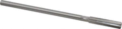 Made in USA - 0.384" High Speed Steel 6 Flute Chucking Reamer - Straight Flute, 0.3105" Straight Shank, 1-3/4" Flute Length, 7" OAL - Eagle Tool & Supply