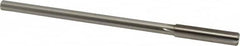 Made in USA - 0.385" High Speed Steel 6 Flute Chucking Reamer - Eagle Tool & Supply