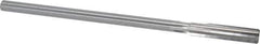 Made in USA - 0.387" High Speed Steel 6 Flute Chucking Reamer - Straight Flute, 0.3105" Straight Shank, 1-3/4" Flute Length, 7" OAL - Eagle Tool & Supply