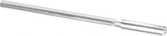 Made in USA - 0.388" High Speed Steel 6 Flute Chucking Reamer - Straight Flute, 0.3105" Straight Shank, 1-3/4" Flute Length, 7" OAL - Eagle Tool & Supply