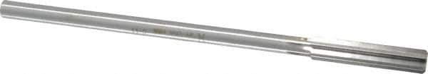 Made in USA - 0.399" High Speed Steel 6 Flute Chucking Reamer - Straight Flute, 0.3105" Straight Shank, 1-3/4" Flute Length, 7" OAL - Eagle Tool & Supply