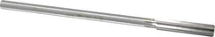 Made in USA - 0.399" High Speed Steel 6 Flute Chucking Reamer - Straight Flute, 0.3105" Straight Shank, 1-3/4" Flute Length, 7" OAL - Eagle Tool & Supply