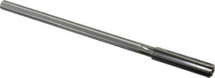 Made in USA - 0.402" High Speed Steel 6 Flute Chucking Reamer - Straight Flute, 0.3105" Straight Shank, 1-3/4" Flute Length, 7" OAL - Eagle Tool & Supply