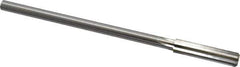 Made in USA - 0.405" High Speed Steel 6 Flute Chucking Reamer - Straight Flute, 0.3105" Straight Shank, 1-3/4" Flute Length, 7" OAL - Eagle Tool & Supply