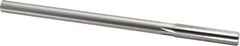 Made in USA - 0.41" High Speed Steel 6 Flute Chucking Reamer - Straight Flute, 0.3105" Straight Shank, 1-3/4" Flute Length, 7" OAL - Eagle Tool & Supply