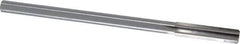 Made in USA - 0.412" High Speed Steel 6 Flute Chucking Reamer - Straight Flute, 0.3105" Straight Shank, 1-3/4" Flute Length, 7" OAL - Eagle Tool & Supply