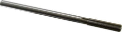 Made in USA - 0.416" High Speed Steel 6 Flute Chucking Reamer - Straight Flute, 0.373" Straight Shank, 1-3/4" Flute Length, 7" OAL - Eagle Tool & Supply