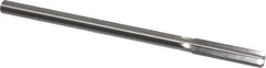Made in USA - 0.427" High Speed Steel 6 Flute Chucking Reamer - Straight Flute, 0.373" Straight Shank, 1-3/4" Flute Length, 7" OAL - Eagle Tool & Supply