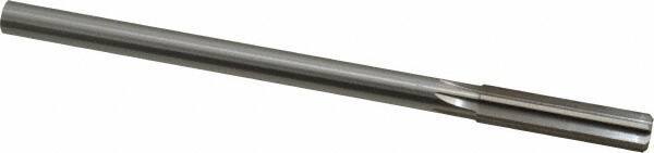 Made in USA - 0.428" High Speed Steel 6 Flute Chucking Reamer - Straight Flute, 0.373" Straight Shank, 1-3/4" Flute Length, 7" OAL - Eagle Tool & Supply