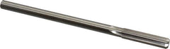 Made in USA - 0.429" High Speed Steel 6 Flute Chucking Reamer - Straight Flute, 0.373" Straight Shank, 1-3/4" Flute Length, 7" OAL - Eagle Tool & Supply