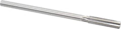 Made in USA - 0.441" High Speed Steel 6 Flute Chucking Reamer - Straight Flute, 0.373" Straight Shank, 1-3/4" Flute Length, 7" OAL - Eagle Tool & Supply