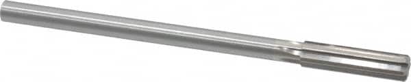 Made in USA - 0.444" High Speed Steel 6 Flute Chucking Reamer - Eagle Tool & Supply
