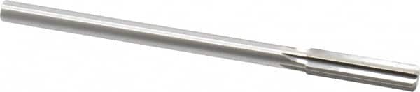 Made in USA - 0.445" High Speed Steel 6 Flute Chucking Reamer - Eagle Tool & Supply