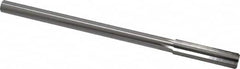 Made in USA - 0.448" High Speed Steel 6 Flute Chucking Reamer - Eagle Tool & Supply