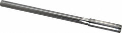 Made in USA - 0.451" High Speed Steel 6 Flute Chucking Reamer - Straight Flute, 0.373" Straight Shank, 1-3/4" Flute Length, 7" OAL - Eagle Tool & Supply