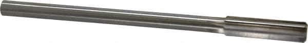 Made in USA - 29/64" High Speed Steel 6 Flute Chucking Reamer - Straight Flute, 0.373" Straight Shank, 1-3/4" Flute Length, 7" OAL - Eagle Tool & Supply