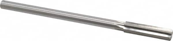 Made in USA - 0.454" High Speed Steel 6 Flute Chucking Reamer - Eagle Tool & Supply