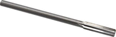 Made in USA - 0.455" High Speed Steel 6 Flute Chucking Reamer - Straight Flute, 0.373" Straight Shank, 1-3/4" Flute Length, 7" OAL - Eagle Tool & Supply