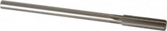 Made in USA - 0.458" High Speed Steel 6 Flute Chucking Reamer - Eagle Tool & Supply