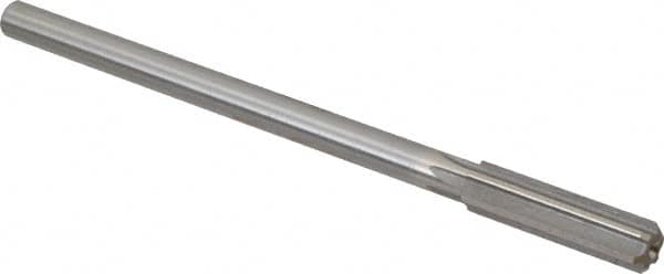 Made in USA - 0.466" High Speed Steel 6 Flute Chucking Reamer - Eagle Tool & Supply
