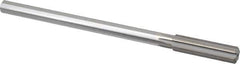 Made in USA - 0.468" High Speed Steel 6 Flute Chucking Reamer - Straight Flute, 0.373" Straight Shank, 1-3/4" Flute Length, 7" OAL - Eagle Tool & Supply