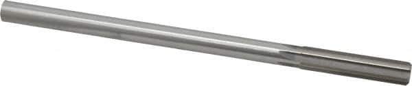 Made in USA - 15/32" High Speed Steel 6 Flute Chucking Reamer - Straight Flute, 0.373" Straight Shank, 1-3/4" Flute Length, 7" OAL - Eagle Tool & Supply