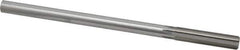 Made in USA - 15/32" High Speed Steel 6 Flute Chucking Reamer - Straight Flute, 0.373" Straight Shank, 1-3/4" Flute Length, 7" OAL - Eagle Tool & Supply