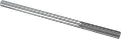 Made in USA - 0.471" High Speed Steel 6 Flute Chucking Reamer - Straight Flute, 0.373" Straight Shank, 1-3/4" Flute Length, 7" OAL - Eagle Tool & Supply