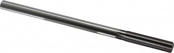 Made in USA - 0.472" High Speed Steel 6 Flute Chucking Reamer - Eagle Tool & Supply
