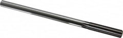 Made in USA - 0.472" High Speed Steel 6 Flute Chucking Reamer - Eagle Tool & Supply