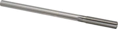 Made in USA - 0.477" High Speed Steel 6 Flute Chucking Reamer - Straight Flute, 0.4355" Straight Shank, 2" Flute Length, 8" OAL - Eagle Tool & Supply